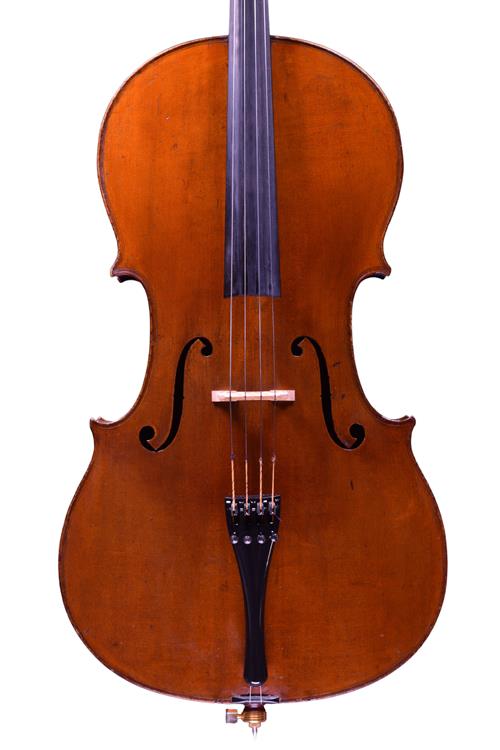 Front of Couturieux cello