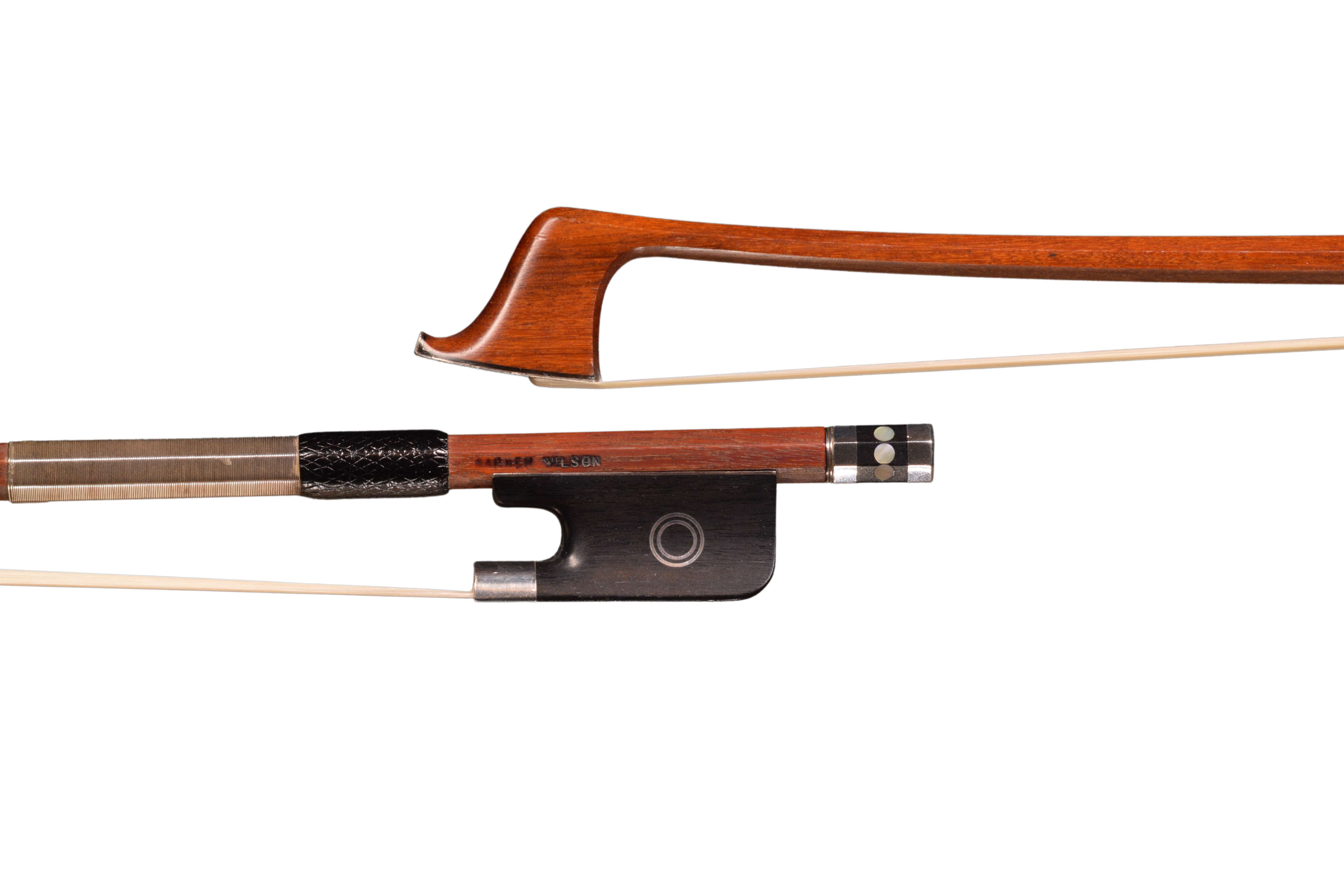 Garner Wilson cello bow frog and head