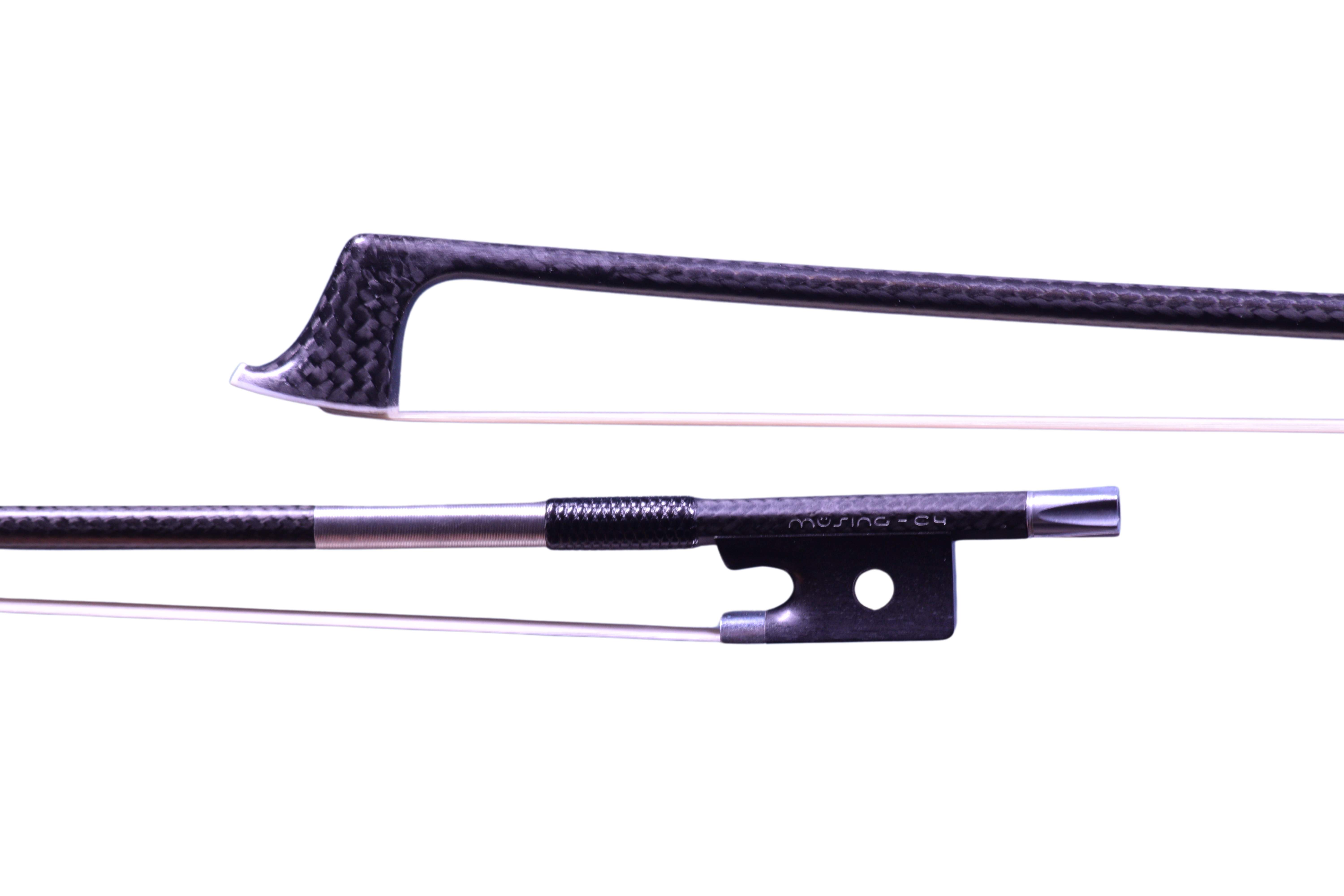 Frog and head carbon fibre violin bow Musing C4