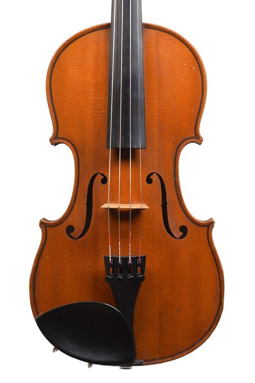  Violin labelled Barzoni, 7/8th size