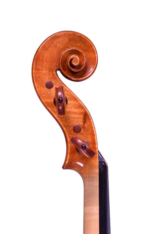 Eric Jackson violin scroll