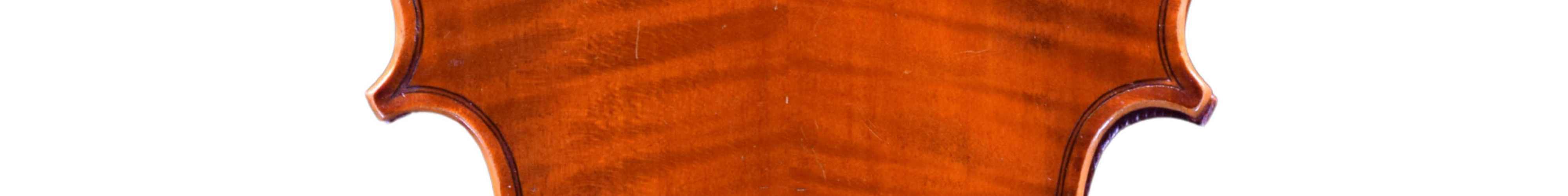 Violin labelled François Barzoni, Mirecourt, 1884 