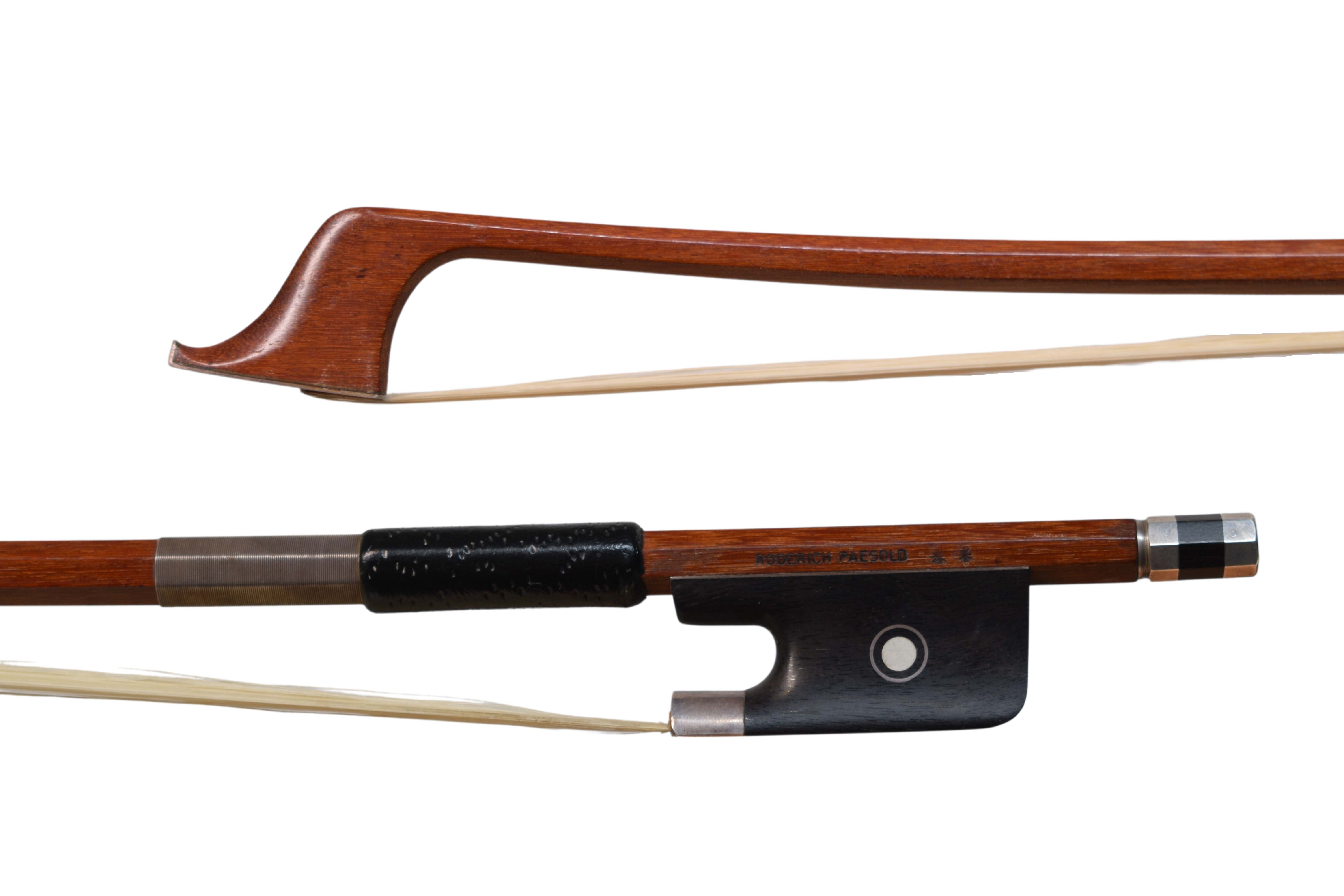 Paesold cello bow frog and head