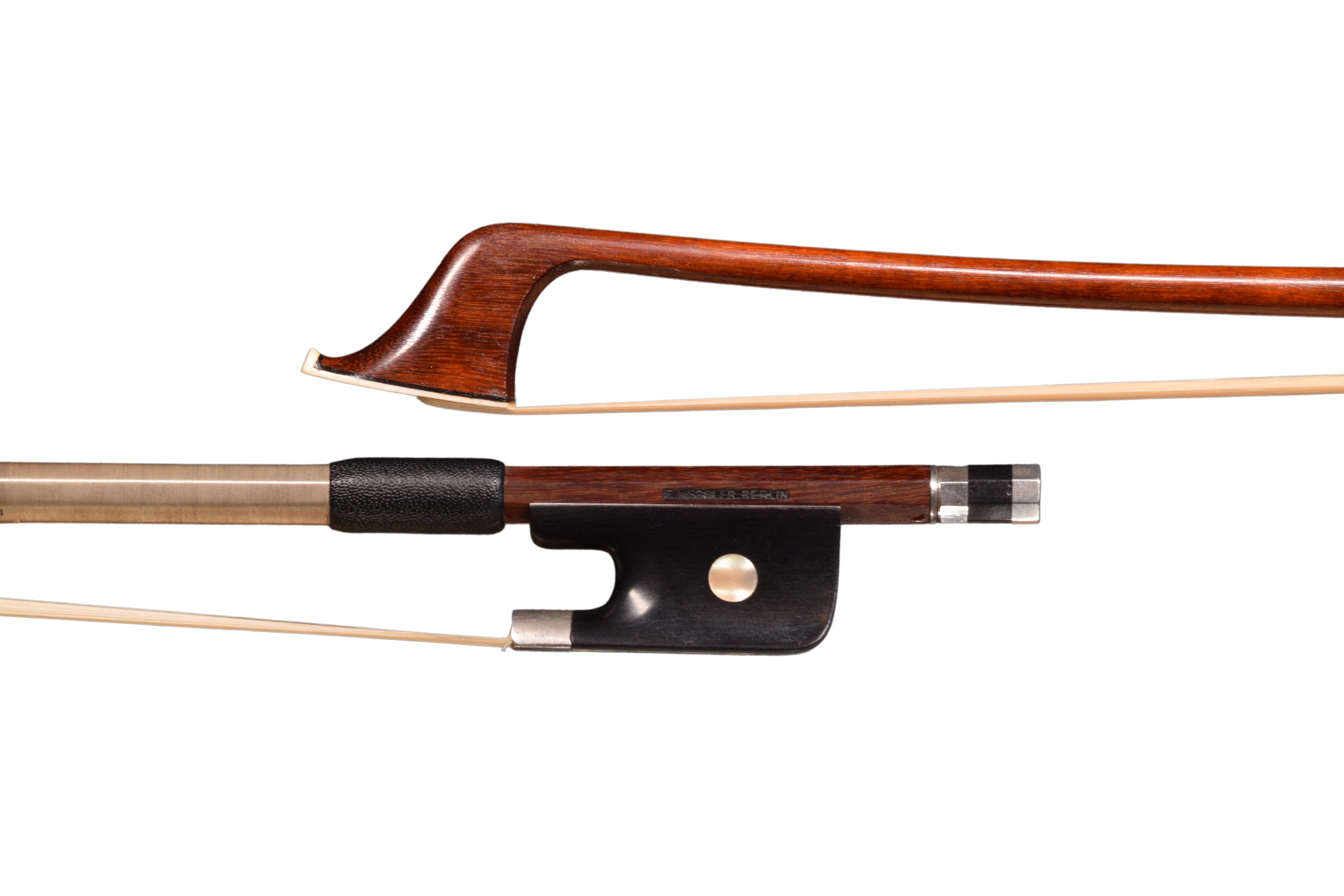 Kessler cello bow frog and head