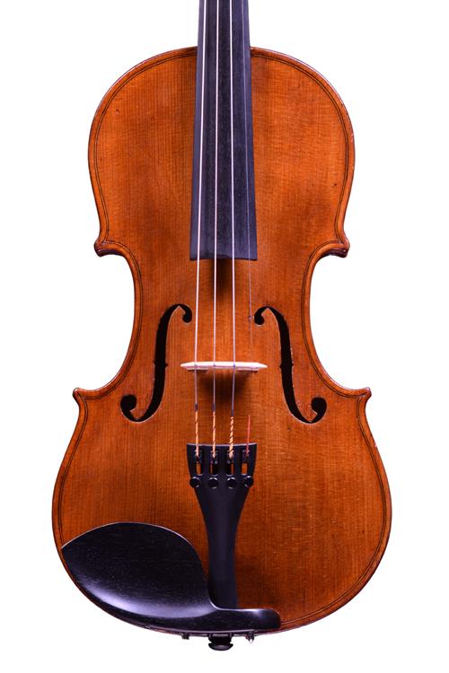 George Mackay violin front circa 1900 Aberdeen