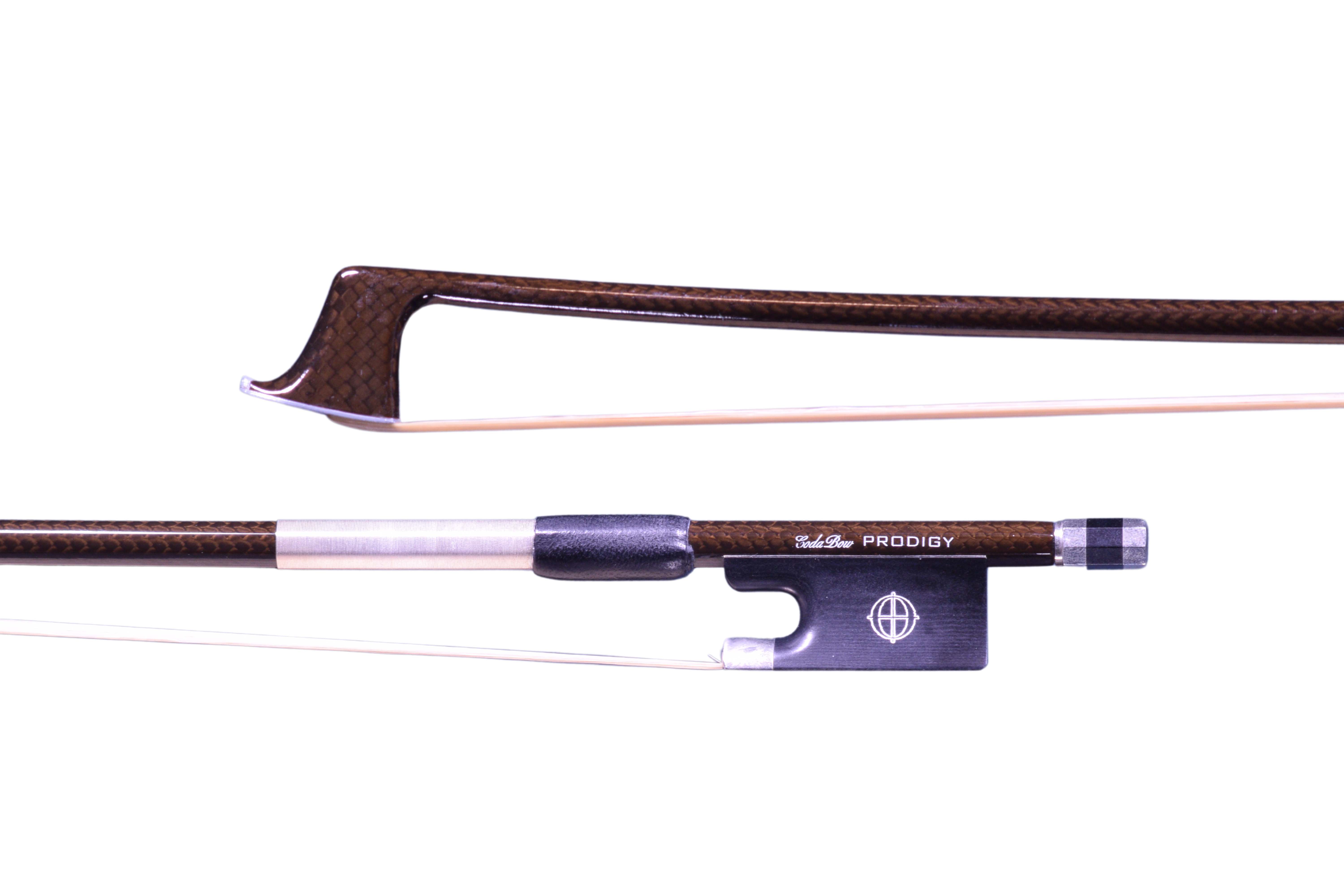 CodaBow violin bow Prodigy frog and head 