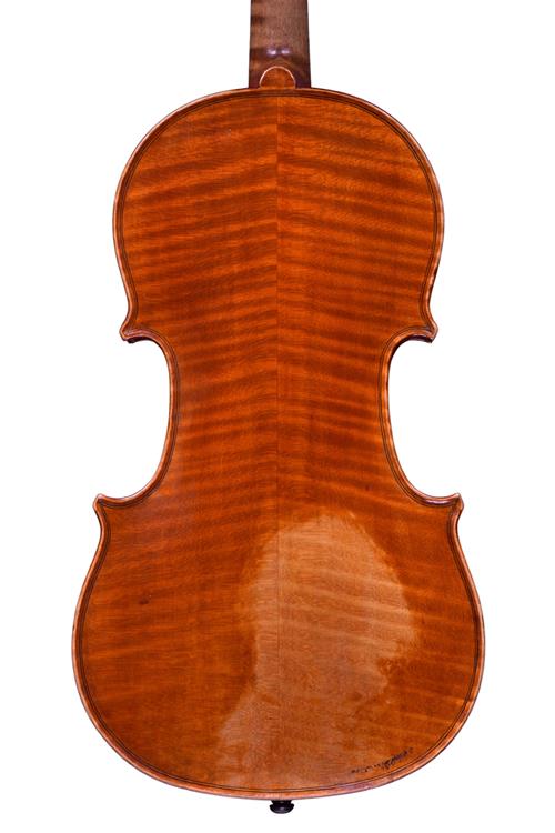 George Duncan violin back